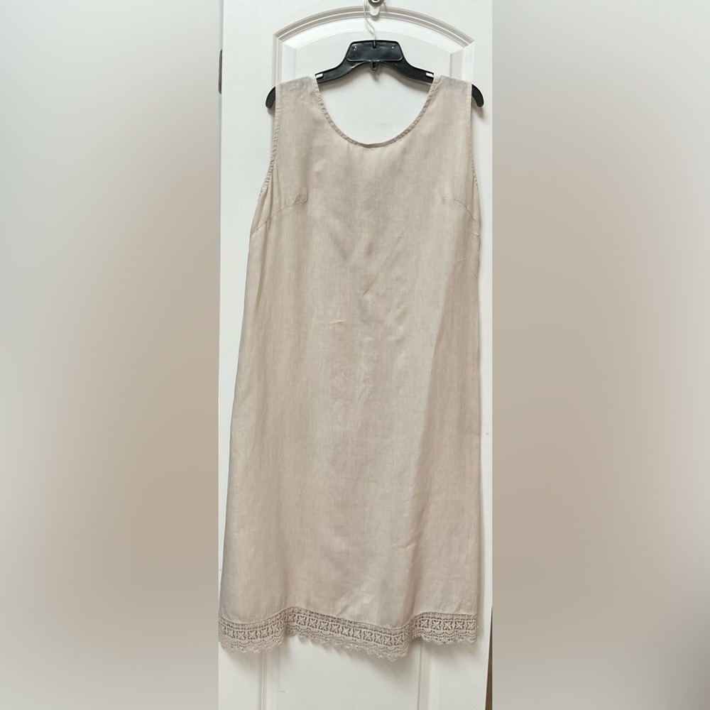 Rosemarine Linen Summer Shift Dress